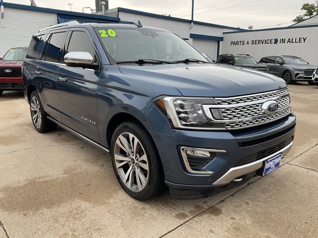Used 2020 Ford Expedition Platinum with VIN 1FMJU1MT9LEA08362 for sale in Kansas City