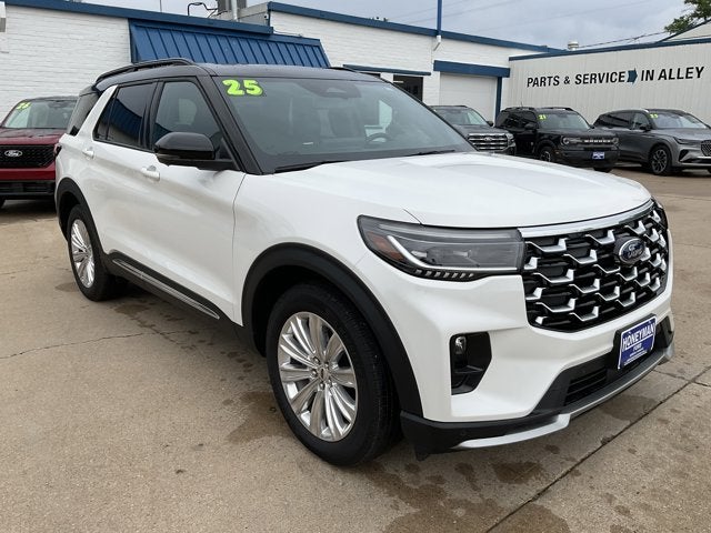Used 2025 Ford Explorer Platinum with VIN 1FMUK8HH9SGA03408 for sale in Kansas City