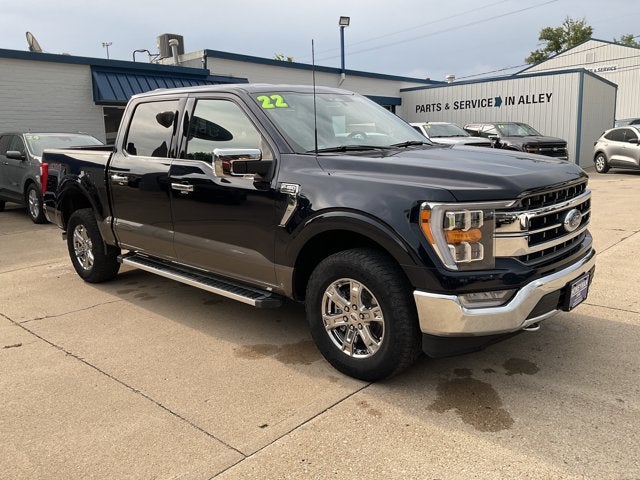Used 2022 Ford F-150 Lariat with VIN 1FTFW1E56NKD86423 for sale in Kansas City