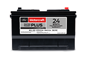 Motorcraft® Tested Tough® PLUS Batteries, $109.95 MSRP,